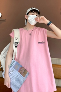 新款得物直播抖音品质250克重磅纯棉男无袖背心T恤T580P28控39图片