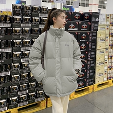 车银优两面穿女棉服2025冬季新款韩版羊羔毛ins棉衣外套C523-85，男装棉衣，星座911-2(原星座613-2）