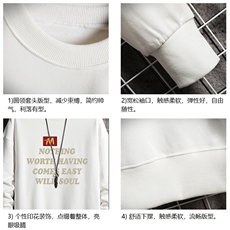 S6363-P28加绒款-P33秋季圆领卫衣男大码韩版宽松长袖外套网格，女装短外套，电商A040A