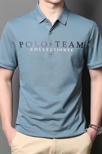 低价走量款男士夏季新款短袖纯色t恤绅士商务polo衫体恤上衣男薄图片