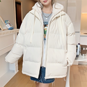 情侣棉衣羊羔绒连帽拼接假两件棉服外套宽松百搭A338-1M29P105