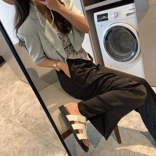 醋酸长裤，女装，XTZ style