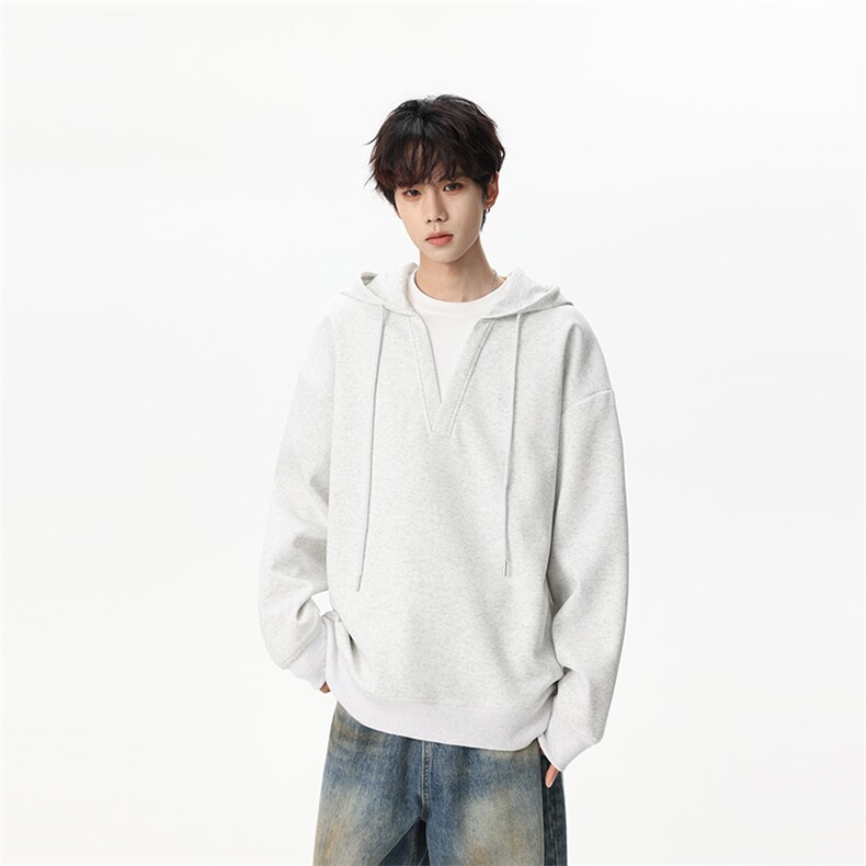 311B-1-9123-P37控69时尚高街套头卫衣拼接宽松休闲百搭上衣，男装卫衣，星座311B-1