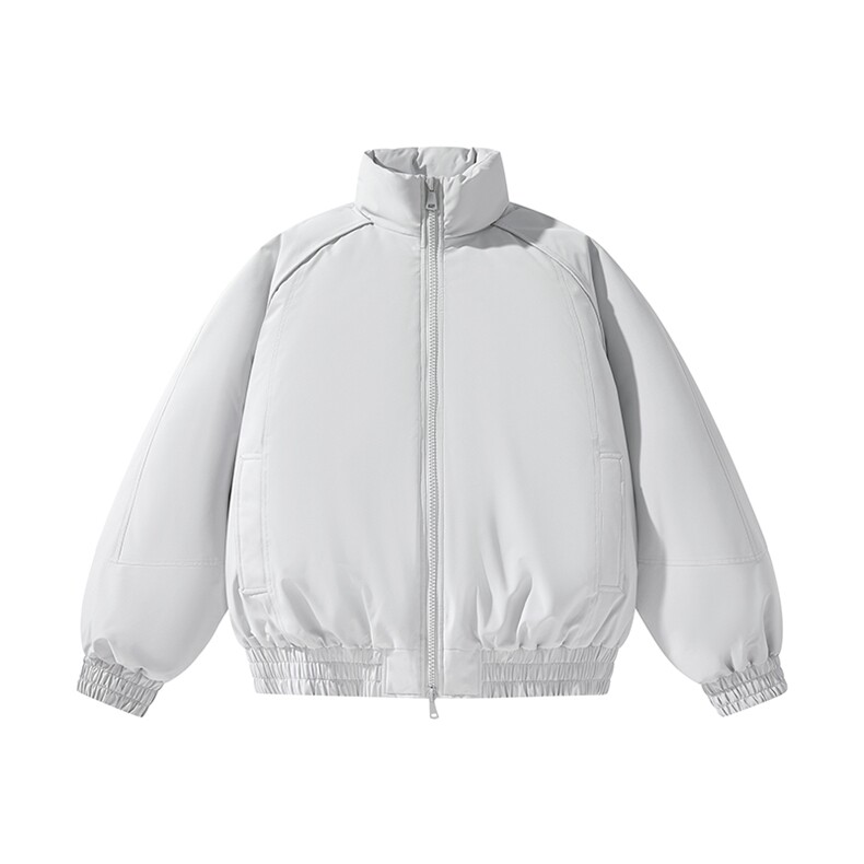 现货双拉链三防立领棉服男女美式高街飞行夹克宽松加厚棉衣冬，男装夹克，电商A486