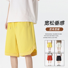 现货夏季工装短裤男ins潮牌休闲百搭潮流痞帅五分裤D02516-P40，男装牛仔裤，星座308B-2