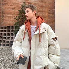 抖音供应现货！三防冬季加厚假两件羽绒棉衣外套棉服BM8825特P98，男装棉衣，电商A486