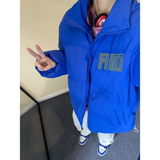 2023港风新款冬季保暖外套宽松立领棉服MY23406特批70控118，男装棉衣，星座605(原A050)