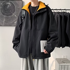 运动外套男2024新款休闲冲锋衣男潮流防水户外夹克男装XR618/P64，男装夹克，星座506
