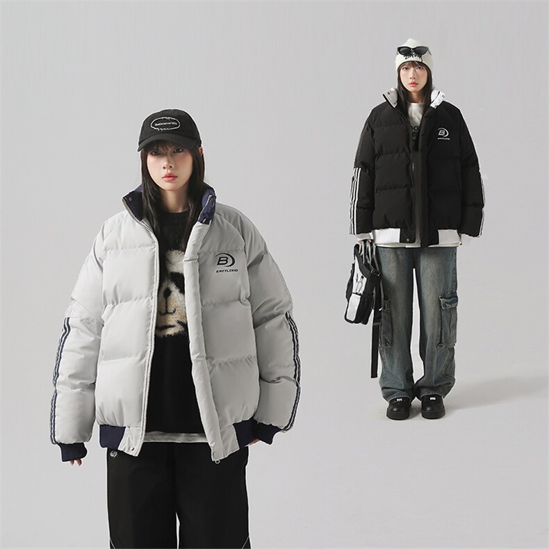 B327-MF01-P128 现货主推美拉德棉服加厚面包服棉衣男女保暖外套图片