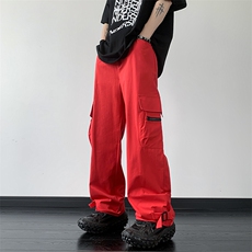 B221美式ins街头hiphop宽松休闲多口袋工装裤子LK23120-P65控88，男装休闲裤，电商B221