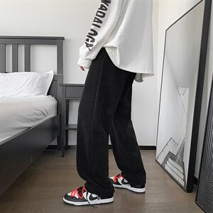 男春季休闲裤雪尼尔面料K33P30