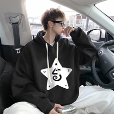 8XL连帽卫衣男大码胖子帽衫大号运动服WY2368-P35加绒款-P40，男装卫衣，电商A040