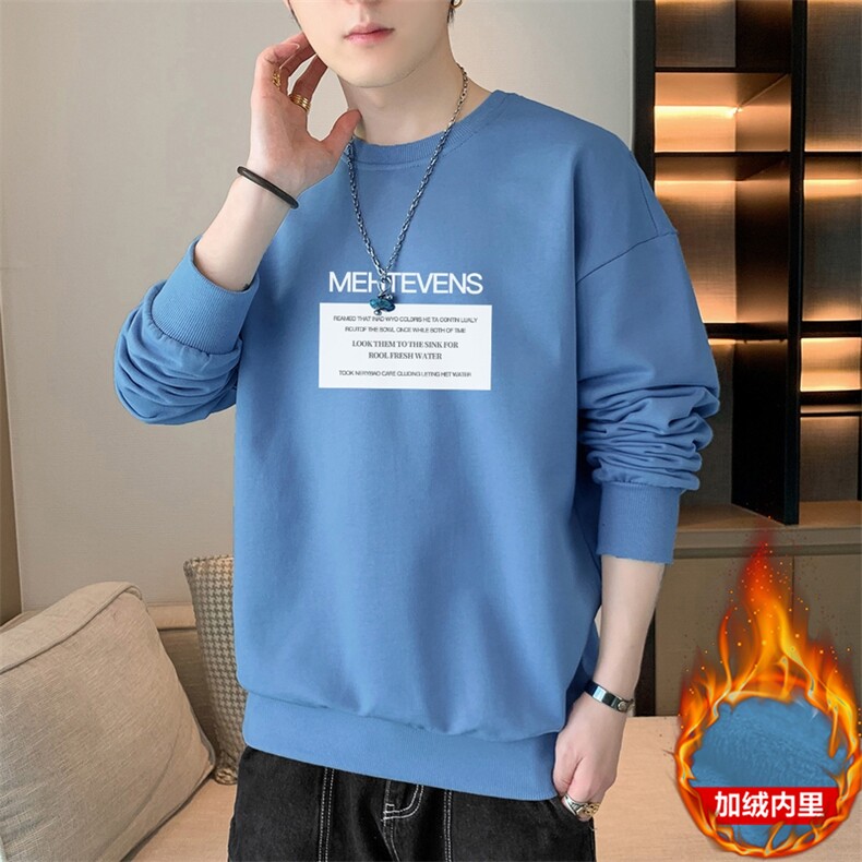 现货主推外贸跨境2025秋冬加绒男士印花套头卫衣JR008-P19,男装卫衣,星座1816-2（原1210–2）