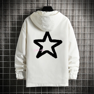 连帽夹克男大码胖子棒球服上衣外套 网格挂拍JK65286-P45图片