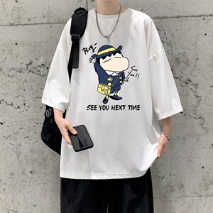 Q11240-P30 春夏季七分袖t恤男大码五分袖男短袖中袖   大皂风图片