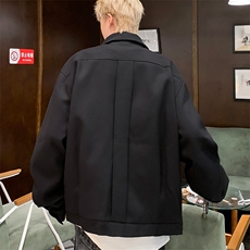 高级感烟紫色短款夹克男cleanfit外套Y161-P61，男装夹克，星座1109-3