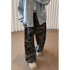 现货A2688-TP45网图秋美式复古迷彩水洗直筒卫裤，男装休闲裤，星座515A