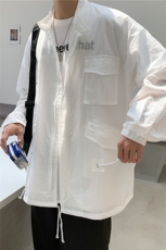 F1029/P45防晒衣男士夏季户外薄款工装夹克男透气大码外套防晒衫，男装夹克，电商A141