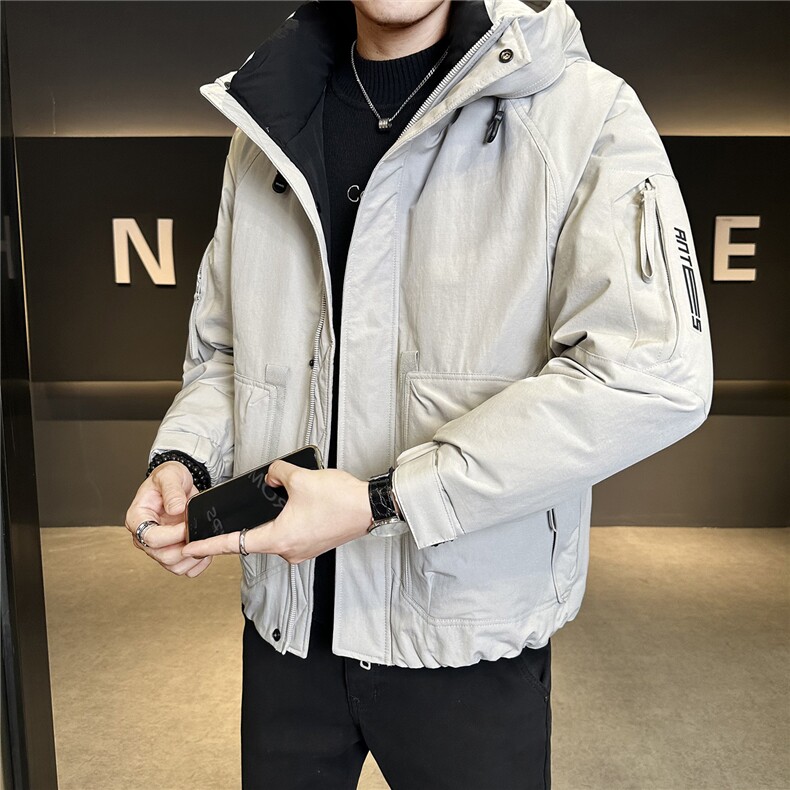 新标连帽轻奢男羽绒服现货高品质情侣保暖外套数据款Y9806-P235，男装羽绒服，电商A237