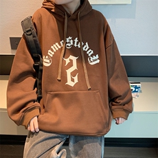 EQ183美式潮牌连帽套头卫衣男字母印花高克重春季外套P58，男装卫衣，电商C306-1