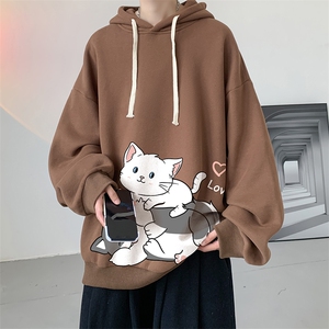 连帽卫衣男大码运动服帽衫外套WY2300-P35 加绒款-P40图片
