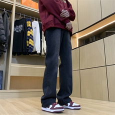 ！水洗微喇叭加绒牛仔裤修身显瘦现货常规55加绒65，男装牛仔裤，星座310A-4