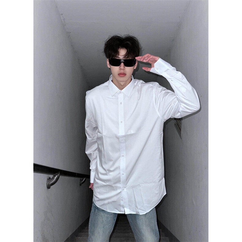 SC013LL-特P27dk制服衬衫男学院风情侣装纯色衬衣,男装衬衫,星座1007（原301D）