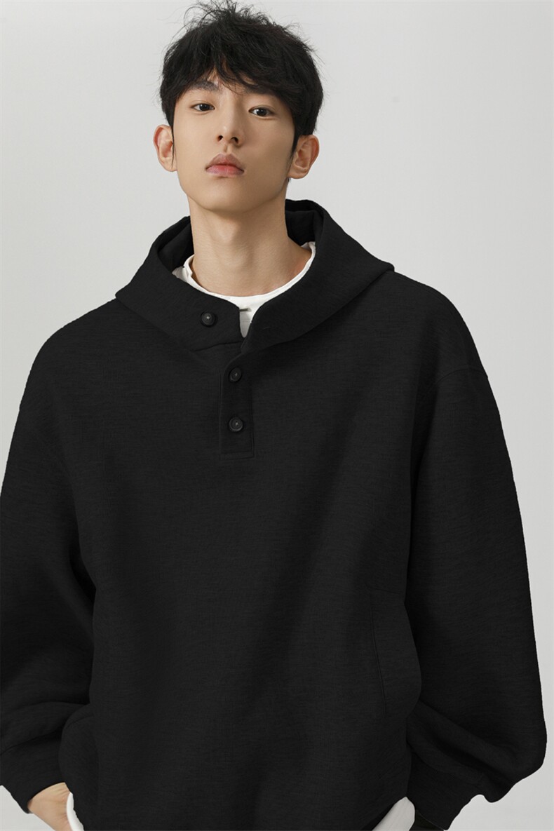 美式hiphop卫衣男秋冬季潮牌重磅加厚设计感宽松休闲连帽情侣外套,男装卫衣,星座1315