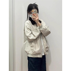 【有货】DJK7789-批70新款小众高级感撞色翻领情侣飞行夹克上衣，男装夹克，星座603-2