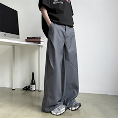 春夏秋哈伦九分男裤潮牌垂感西装裤子男士休闲西裤XZ052-P45，男装西裤，星座308B-1