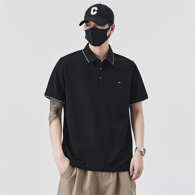 男士夏季新款时尚百搭休闲运动翻领半袖上衣PL8601-P65控105,男装Polo衫,电商A237