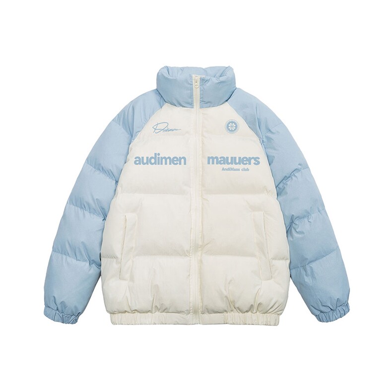 白底23新款冬季时尚百搭立领加厚棉服外套MY66601P115控158，男装棉衣，电商A268-1