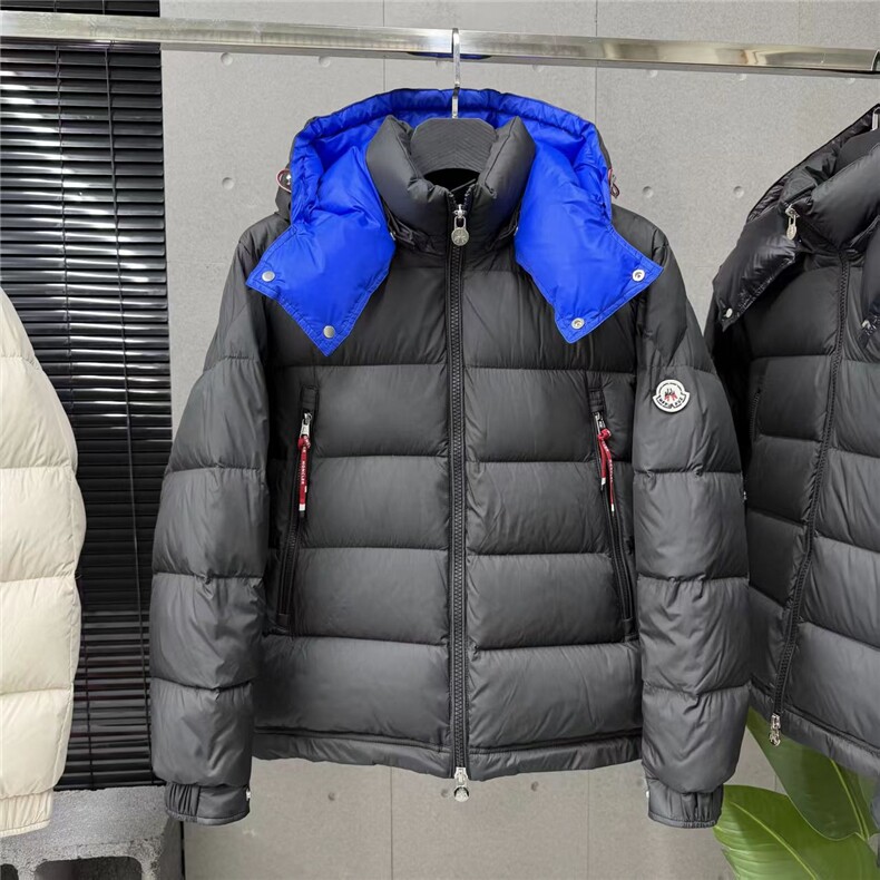 (网图)50白鸭绒轻奢百搭情侣欧货拼色羽绒服313B-6666羽绒-P285,男装羽绒服,星座313B