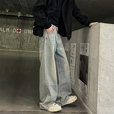 902-3021-P39 现货一直做 复古牛仔裤男女同款直筒宽松阔腿版型,男装牛仔裤,星座902A, 902-3021-P39 现货一直做 复古牛仔裤男女同款直筒宽松阔腿版型,男装牛仔裤,星座902A,