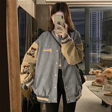 刺绣新款撞色学院风棒球服美式飞行员夹克外套C698-98，男装夹克，星座911-2(原星座613-2）