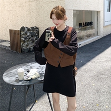 2025秋装新款通勤时尚两件套马甲套装女2C325-518P155K228，女装套装/套裙，2C325