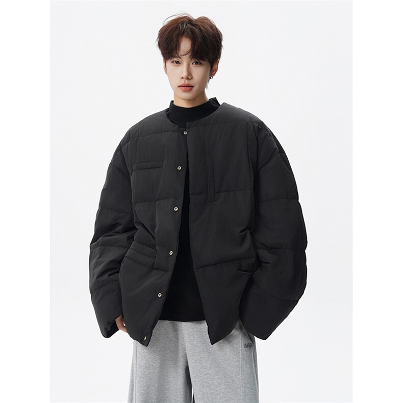 8XL-M 90白鸭绒！超厚短外套羽绒服男面包服棉衣YRFC06P220控258图片