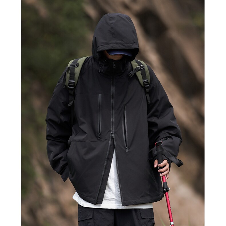 24冬单板双板防水山系户外滑雪服男士加棉加厚中性风外套M70-P140,男装棉衣,电商A001