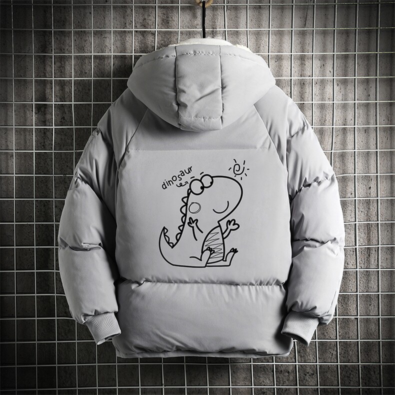 MY16172-P100加厚加绒连帽衣男大码服男面包服男网格挂拍,男装棉衣,电商A040A
