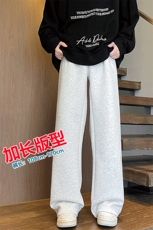 高个子加长裤子男秋冬加绒加厚卫裤百搭休闲运动裤KZ006P45加绒55，男装休闲裤，电商B312