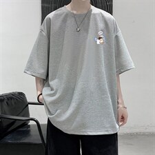 HT73239-P22华夫格t恤男短袖男大码五分袖大皂风，男装T恤，电商A040