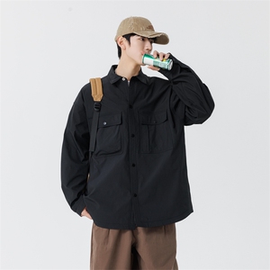 春季新款现货中性风夹克户外纯色衬衫领外套DSA157B-CS02-P55图片