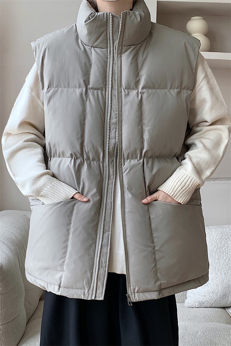 冬季叠穿无袖棉马甲男宽松加厚棉服坎肩外套M2902-特P50控98,男装背心/马甲,电商A001