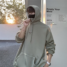 情侣装秋季新款美式复古假两件连帽卫衣半拉链外套男潮D318P40，女装短外套，电商A335-1（原A458）