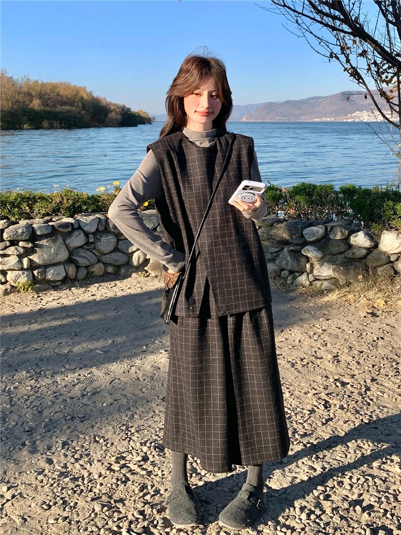 2026年春季休闲风格纹套装女182-8692-P238K358,女装套装/套裙,帛香坊