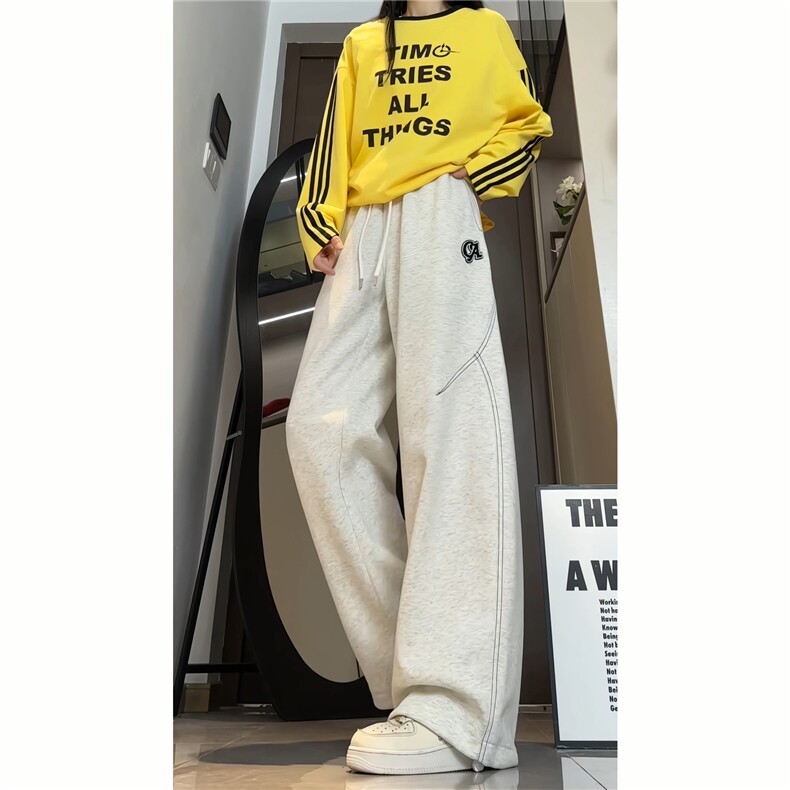 爆！815A-K311-P60控89水洗工业拼接裤子重磅直筒休闲裤运动裤女,男装休闲裤,星座815A