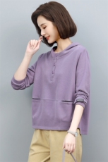 连帽卫衣女加绒加厚2022新款冬季时尚洋气妈妈打底上衣，女装卫衣/绒衫，忆绮罗