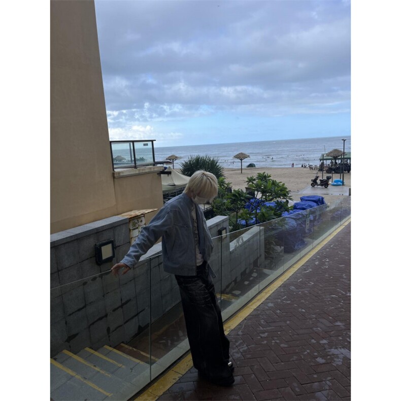 【有货】冰川蓝立领外套男高级感痞帅春秋工装夹克JK7703HH-特P65,男装夹克,星座1007（原301D）