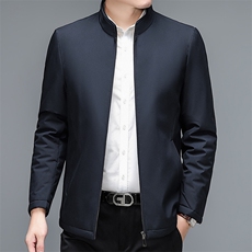 BEM2286钱塘2020-2中年男士商务休闲简约纯色夹克外套P122，男装夹克，钱塘207-2