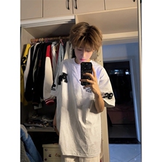 【有货】BK904LL-特P35美式重工刺绣短袖T恤男女，男装T恤，星座1007（原301D）